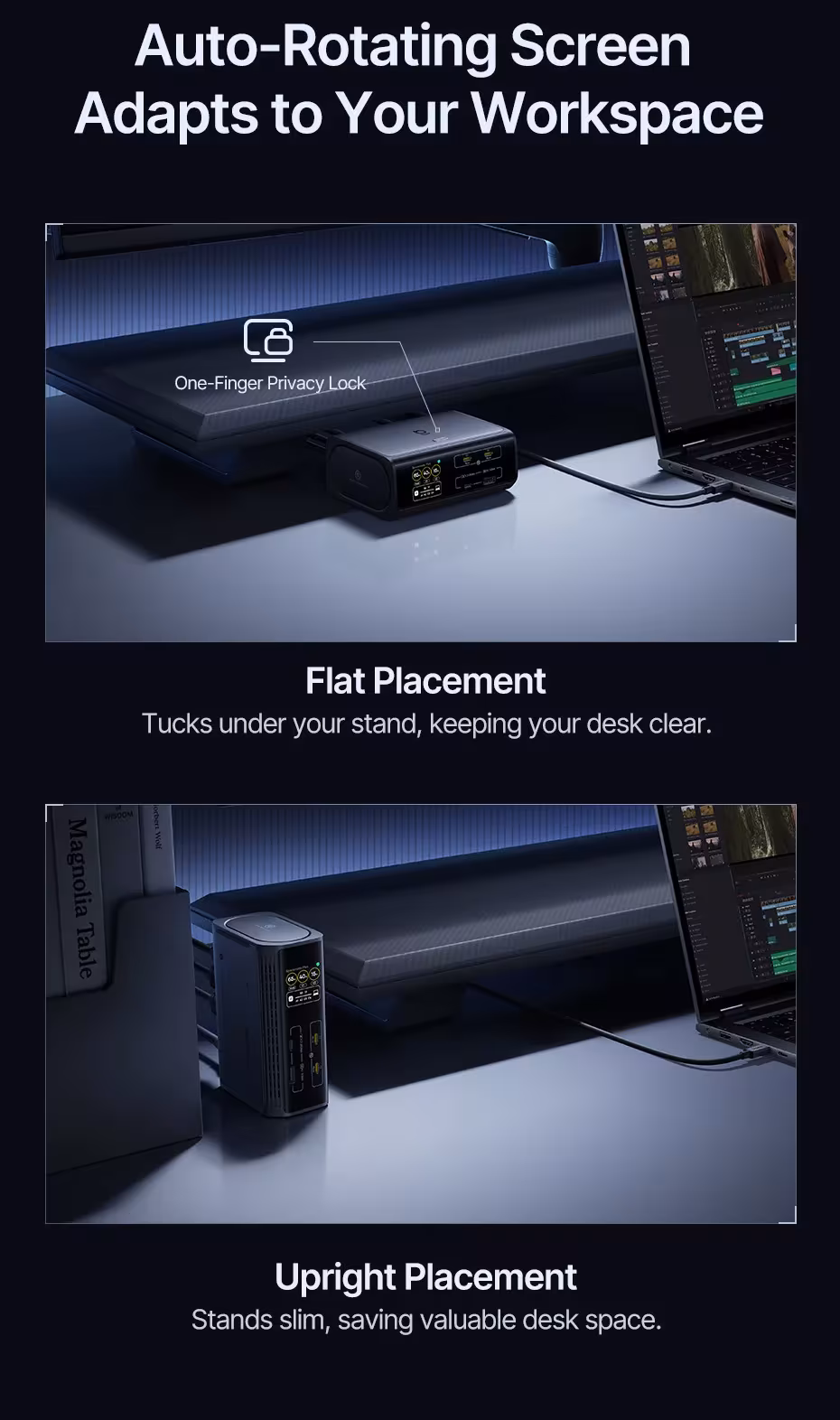 Baseus 14-in-1 USB-C Docking Station 4K@120Hz Dual Display 120W GaN PD Charger 10Gbps USB 3.2 SD/TF RJ45 Baseus 14-in-1 USB-C Docking Station 4K@120Hz Dual Display 120W GaN PD Charger 10Gbps USB 3.2 SD/TF RJ45